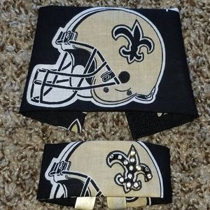 His & Hers New Orleans Saints Bracelets